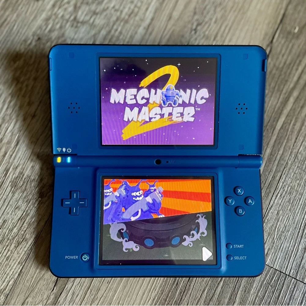 Nintendo DS Lite Mechanic Master 2 GameBuilding Engineer Problem Solve Math Fun
